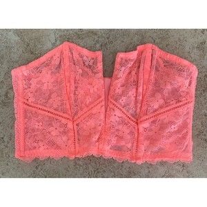 NWT Victoria's Secret Dream Angels Unlined Longline Strapless Boned Bra Size L🆕